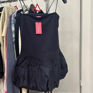 Edikted navy blue Mini Dress